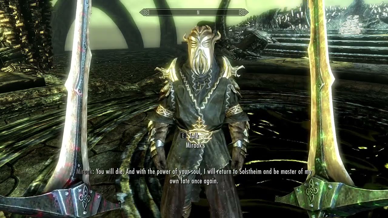 Skyrim - Level 251 Max Character Wanting To Fight Miraak