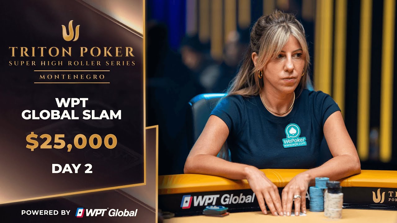 $25K NLH WPT Global Slam – Event #1, Day 2 | Triton Poker Series Montenegro 2025