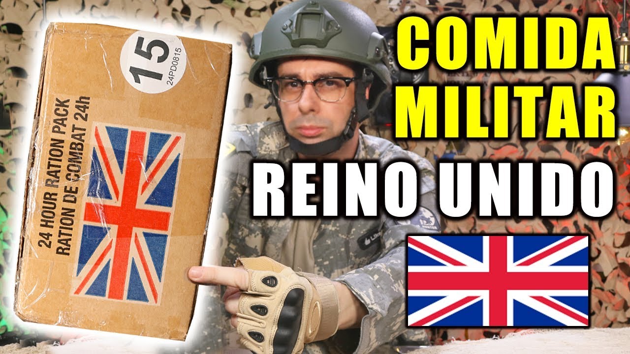 Probando Comida Militar de REINO UNIDO | Ración 24 horas