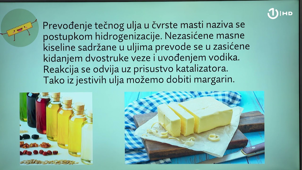 Domaća zadaća za 9. razred: Hemija - Masti i ulja