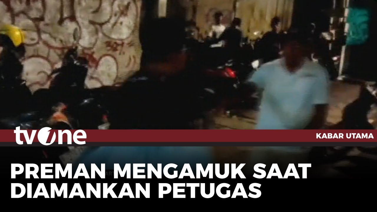 Sekelompok Preman Berkedok Jukir Melawan Polisi Saat Hendak Ditangkap | Kabar Utama tvOne