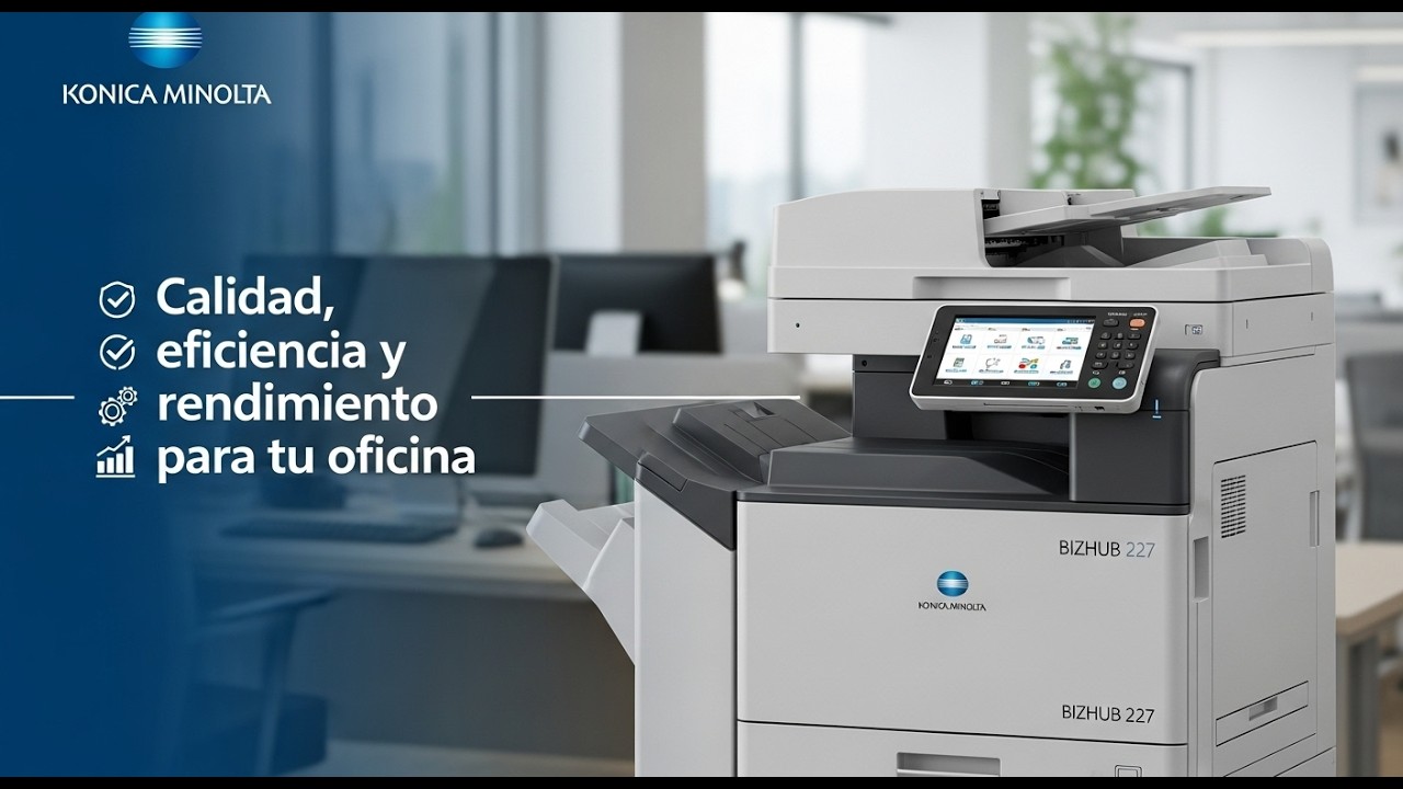 Konica Minolta 227 Equipo de Impresión Digital #multifuncional #dicopitlax #negocios