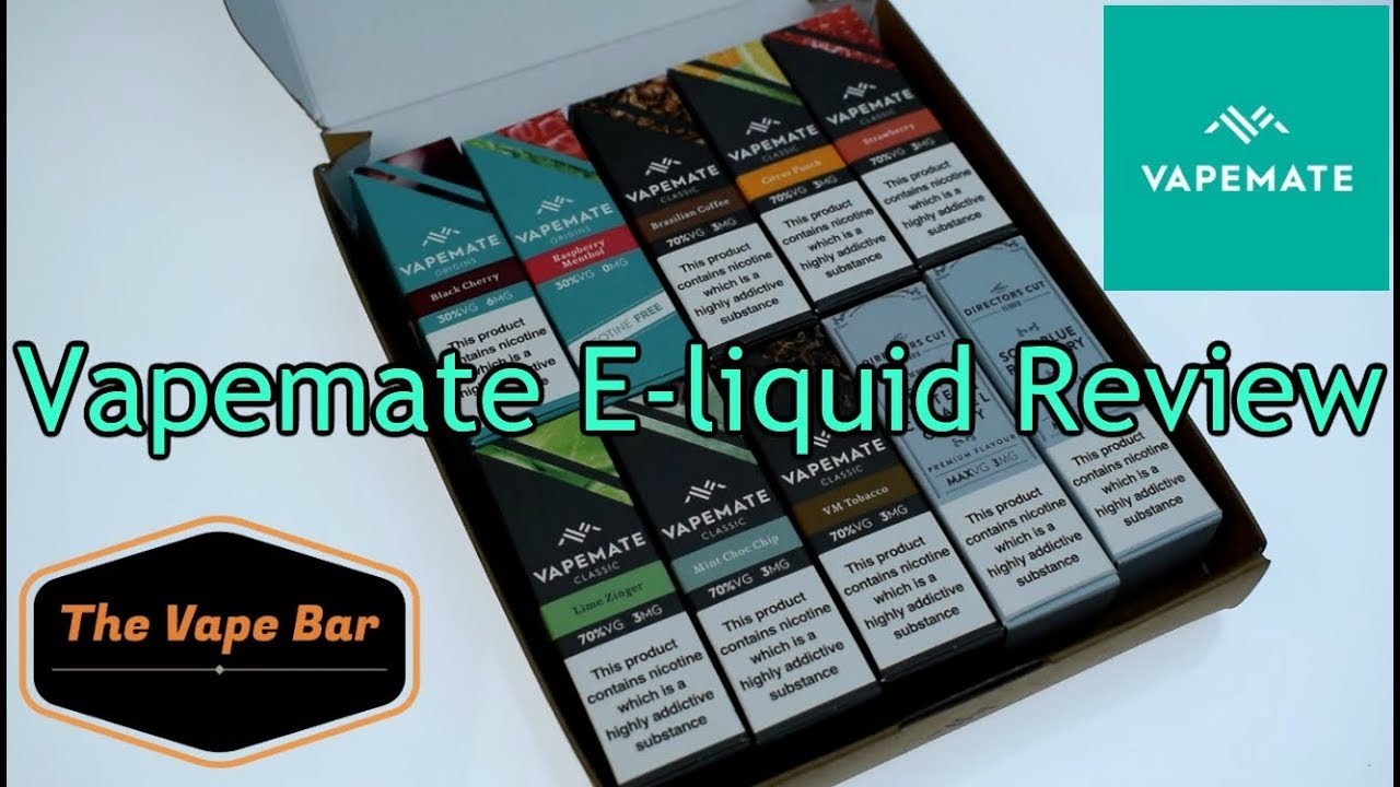 Vapemate E-Liquid Review Video
