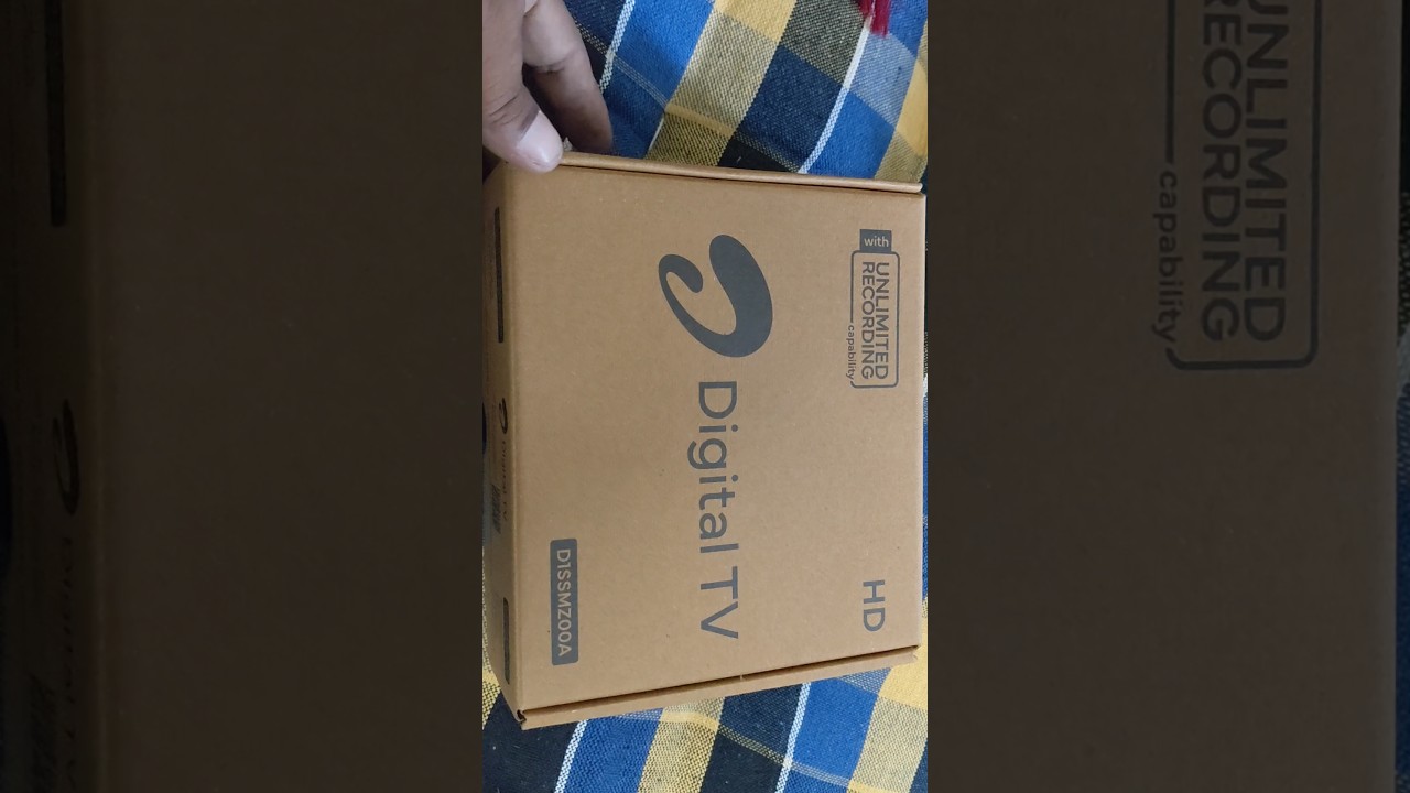 Airtel digital TV New HD Set Top Box unboxing
