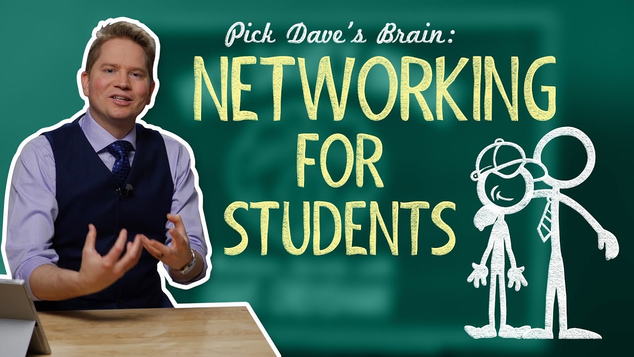 Профессиональные связи для студентов &mdash; Pick Dave's Brain