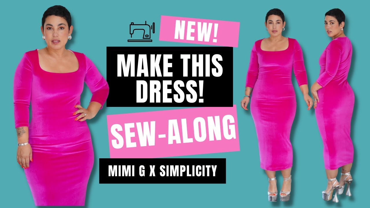 MAKE THIS DRESS WITH ME! SEWA-ALONG MIMI G X SIMPLICITY #9701