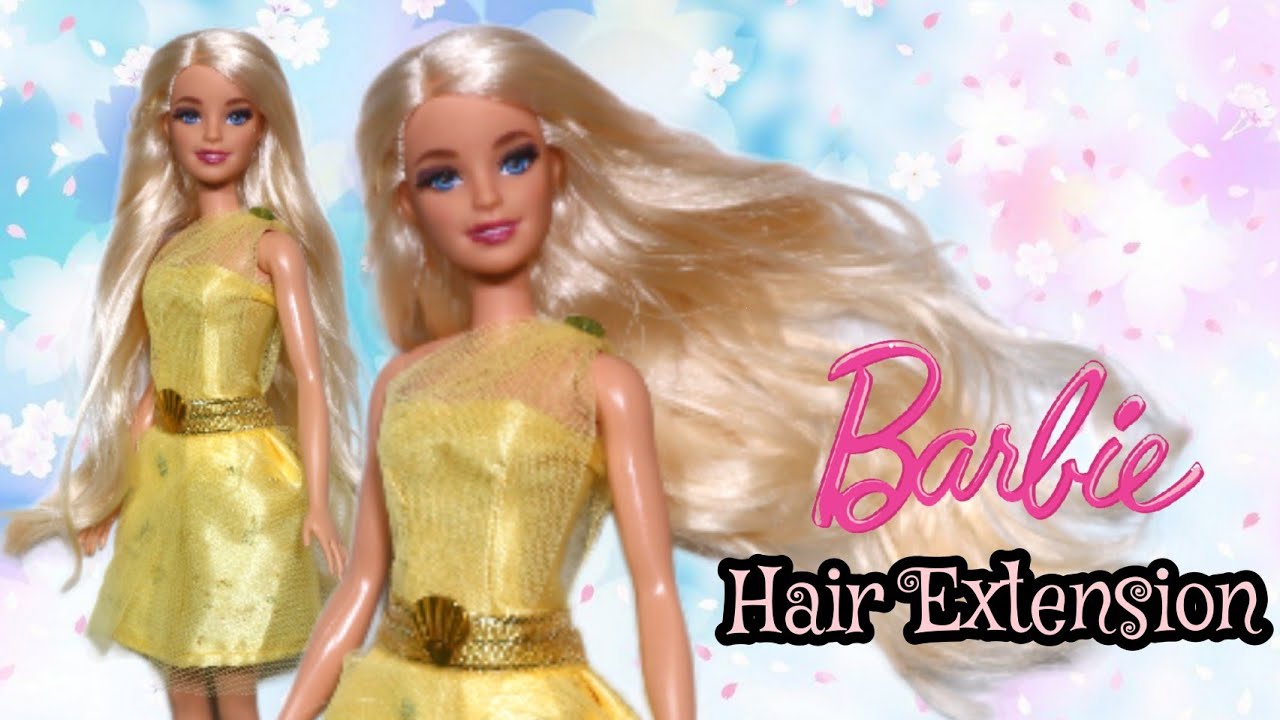 [ENG Sub] TUTORIAL Membuat Hair Extension untuk Boneka Barbie | Barbie Hair Extension