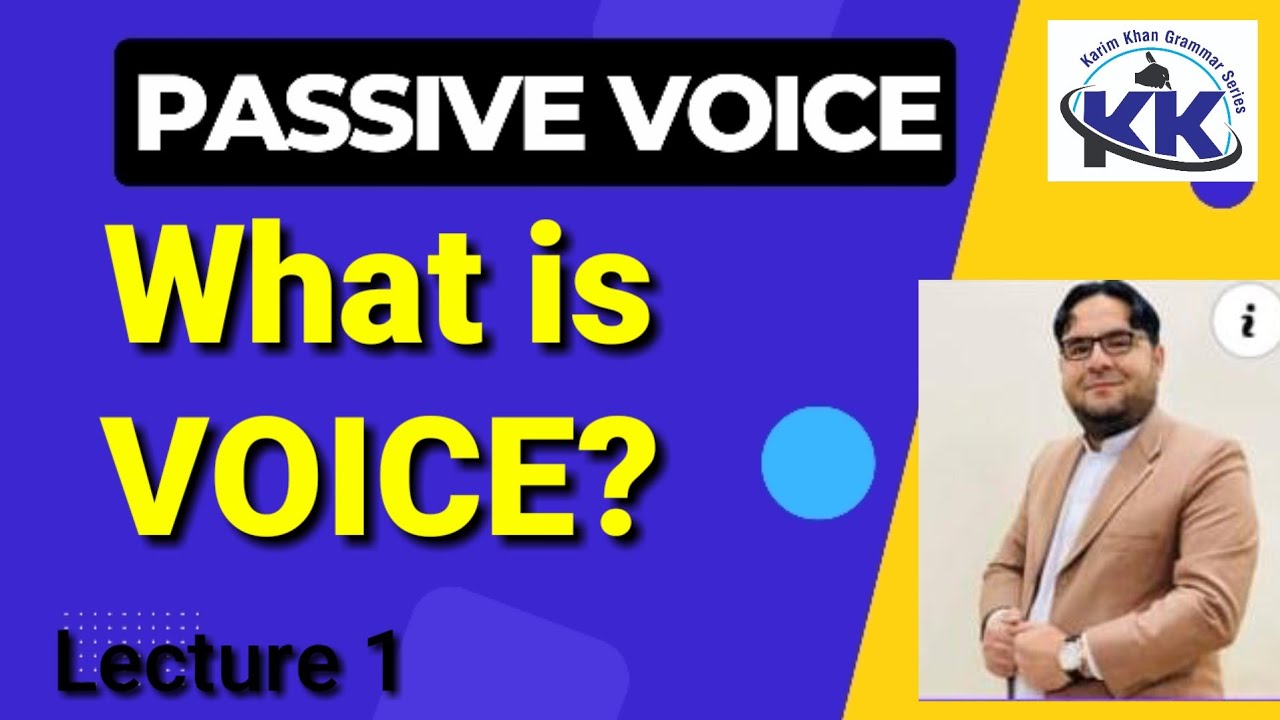 What is Voice ? Active voice and Passive vouce in Pushto by Karim Khan Lecture 1