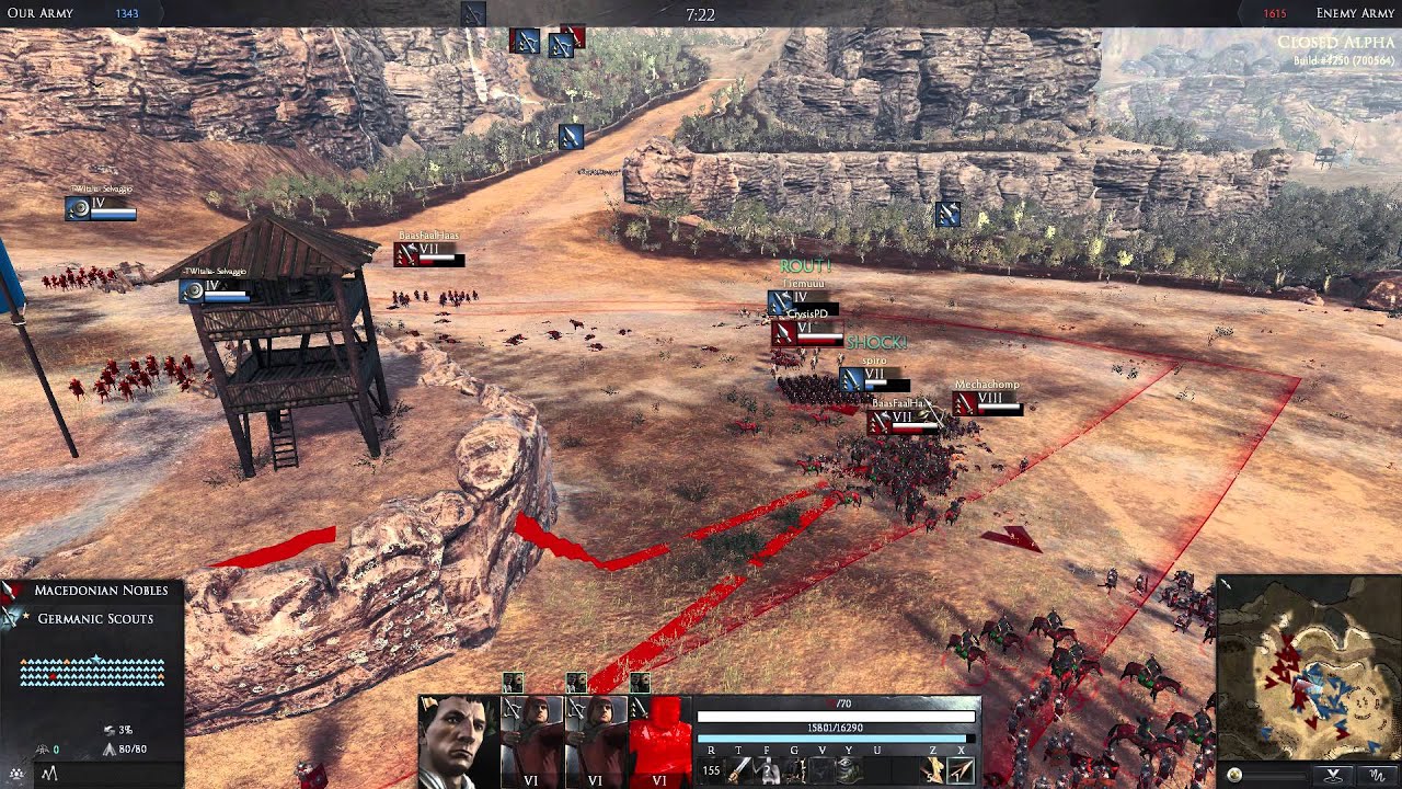 Total War: ARENA - Caesar - Match 86 (Live) (Closed Alpha)