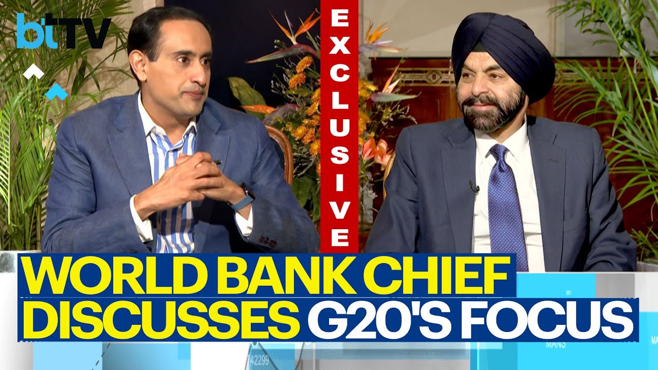 G20's New Vision: An Exclusive Conversation With World Bank Chief Ajay Banga