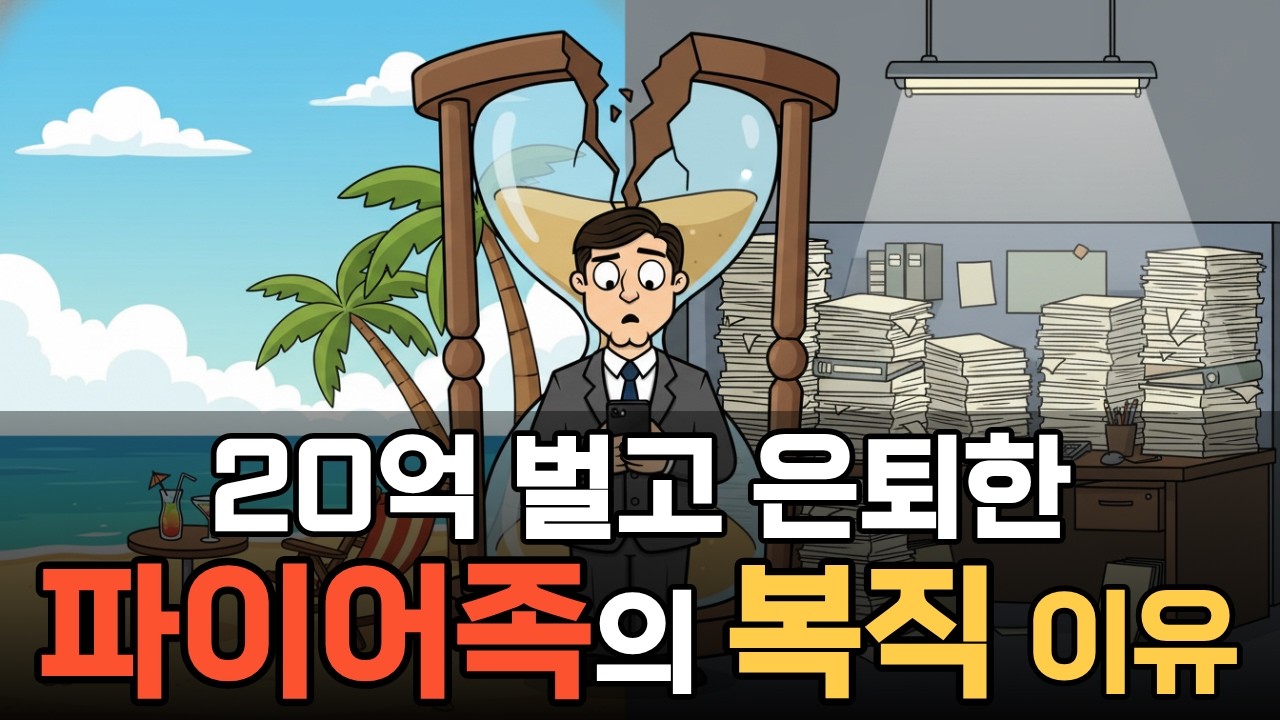 당신이 퇴사 전 반드시 준비해야 할 진짜 은퇴 3단계 | 20억 자산가들이 다시 이력서를 내는 진짜 이유
