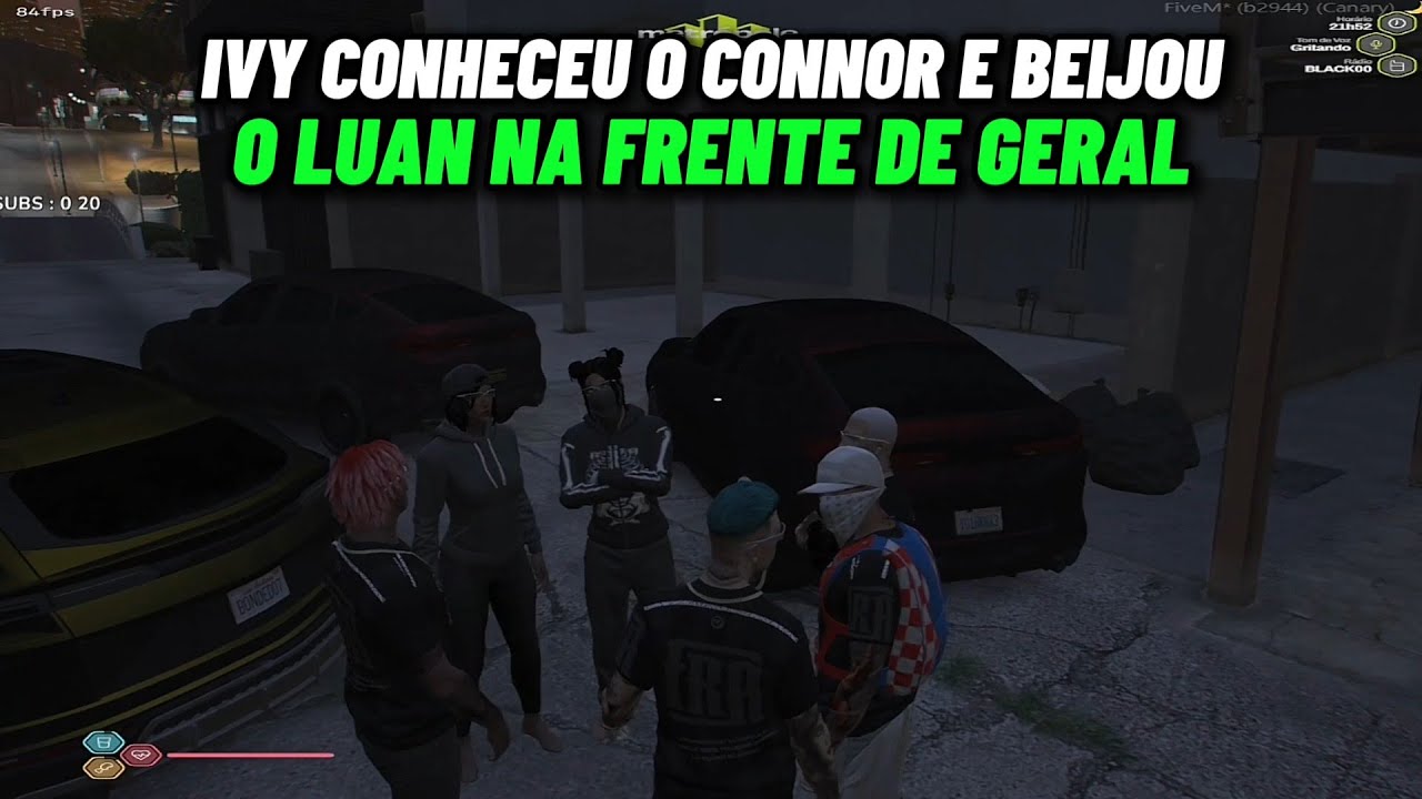 VISÃO DA IVY CONHECENDO O CONNOR E BEIJANDO O LUAN NA FRENTE DA FRANÇA + LOCKING TRAINDO A NARA