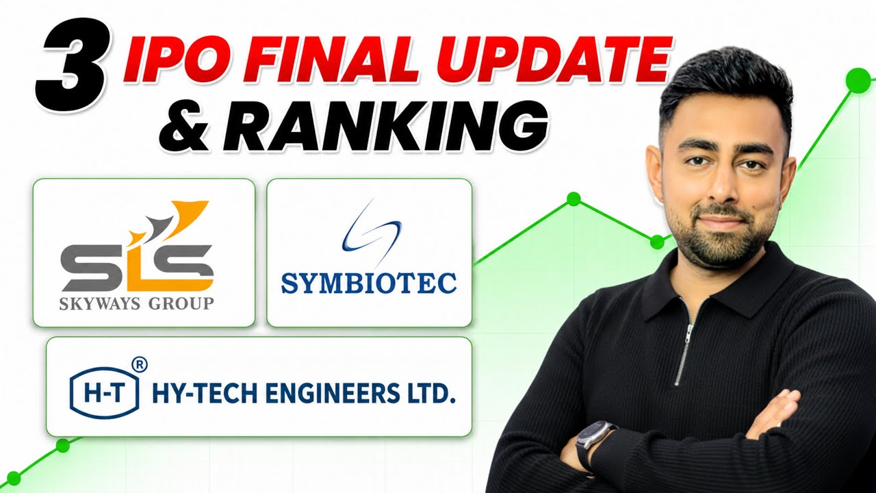 Symbiotec IPO Final Update | Skyways IPO | Hy Tech IPO | IPO Ranking | Jayesh Khatri 