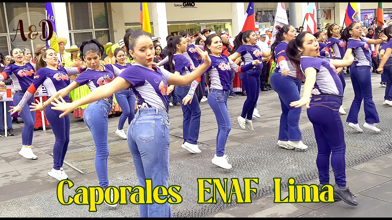 Caporales ENAF con banda en vivo en el Centro Histórico de Lima | Folklore – CIDAN Mi Perú 2025