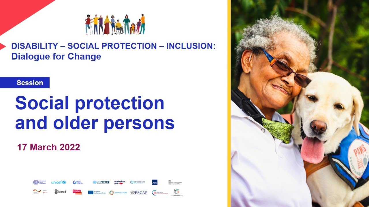Social protection and older persons | Disability&mdash;Social Protection&mdash;Inclusion