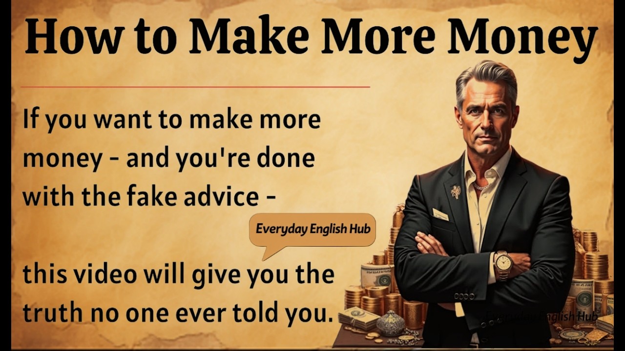 Train Your Brain to Make More Money || Graded Reader || Improve Your English Fluency 🔥