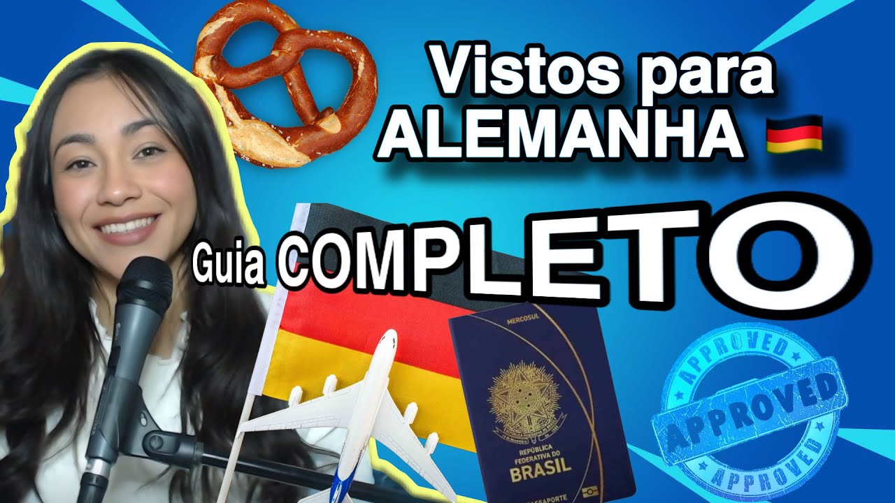 Como Obter VISTO para a ALEMANHA 🇩🇪: Passo a Passo e Links Úteis!