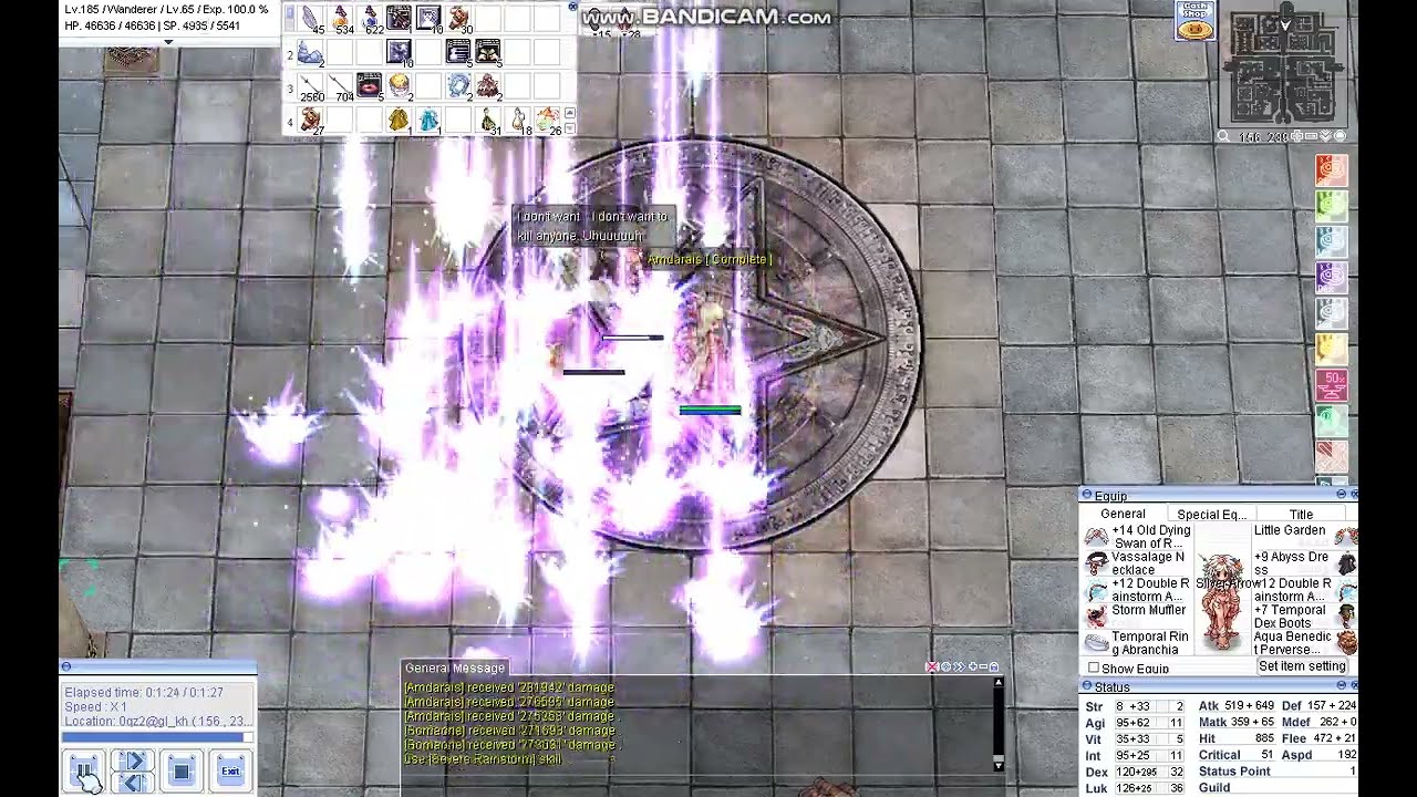 IRO Wanderer SPAMMING Severe Rainstorm  XD