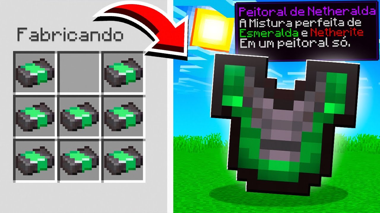 eu fiz com que desse pra misturar minerios no Minecraft!!!