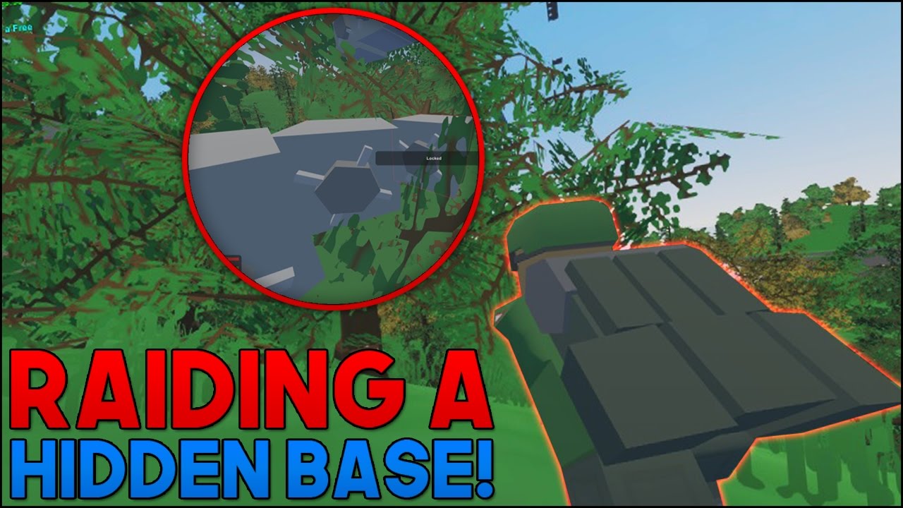 RAIDING A HIDDEN BASE! - (Unturned)