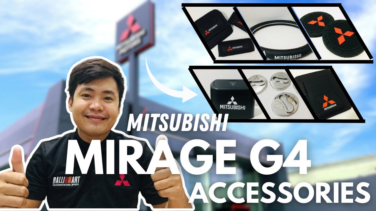 MIRAGE G4 Car Accessories Complete Set-up Guide! | #kennethreyes001