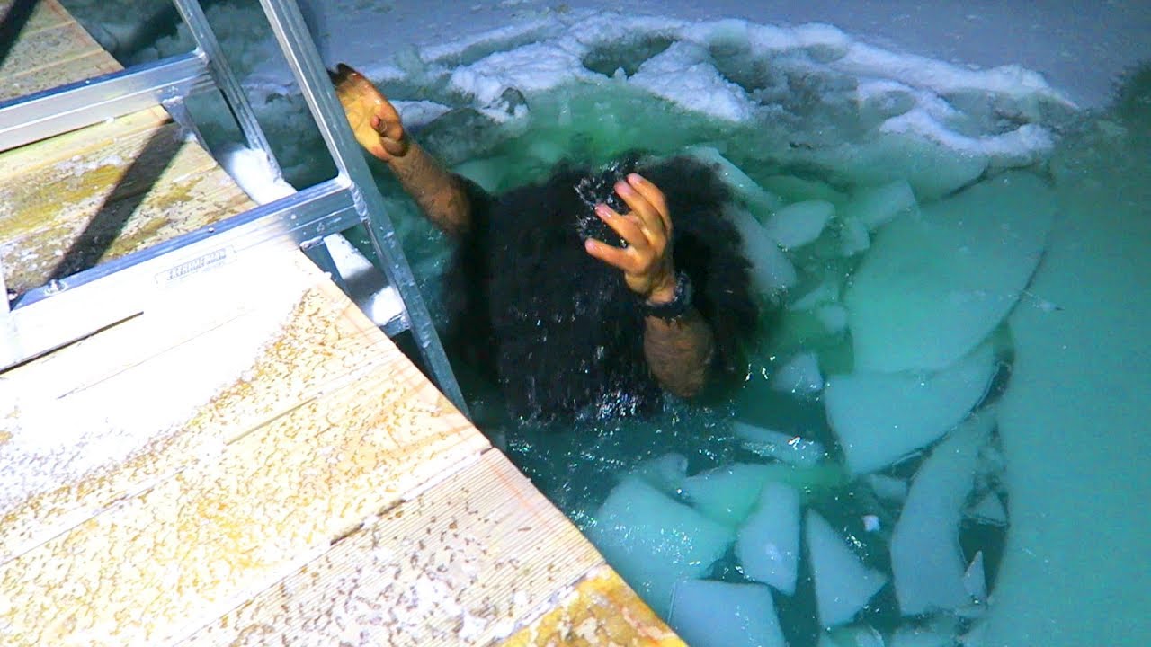 HE FELL THROUGH!!