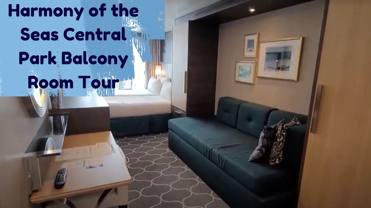 Экскурсия по каюте с балконом в Центральном парке лайнера Royal Caribbean Harmony of the Seas, но...