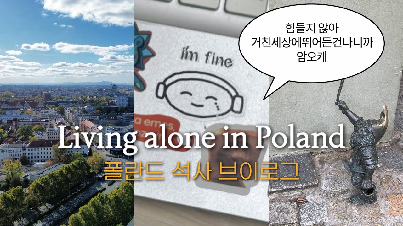 (ENG) 폴란드 석사 브이로그 | 다 울었니? 이제 과제를 하자! 대학원생 과제지옥 일상