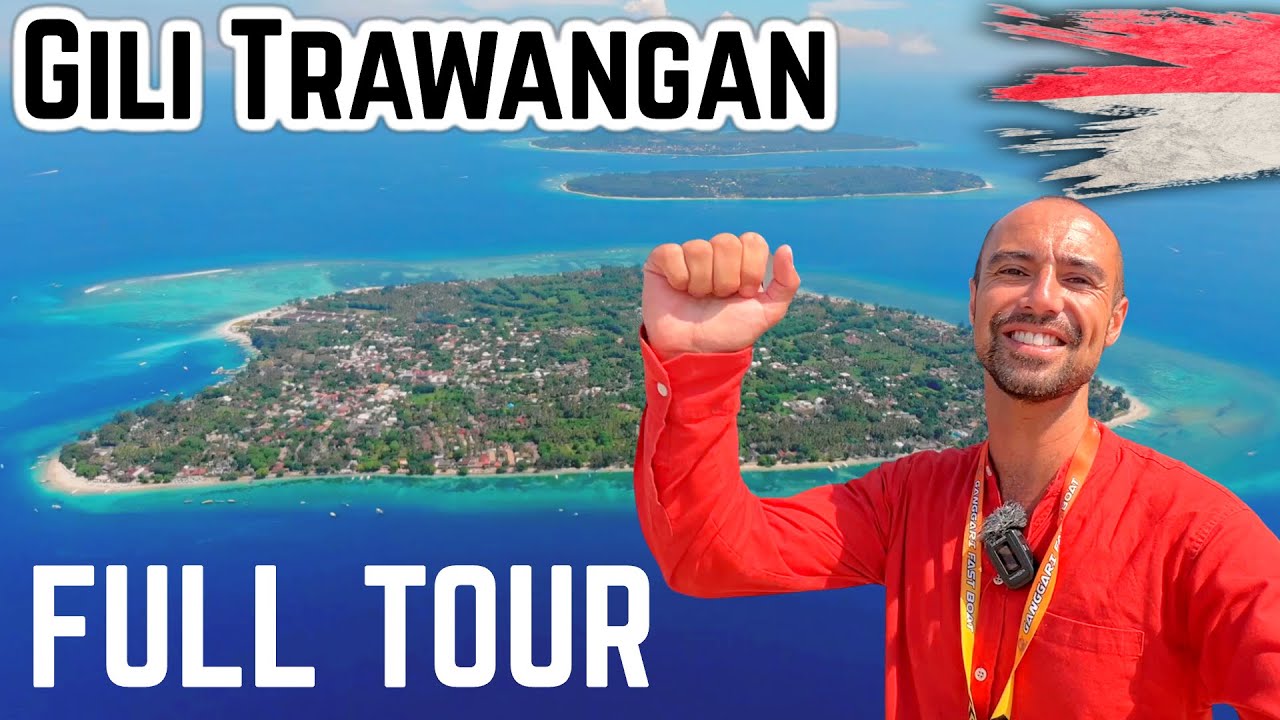 🇮🇩| Gili Trawangan. RAW Exploration Of The Whole Island