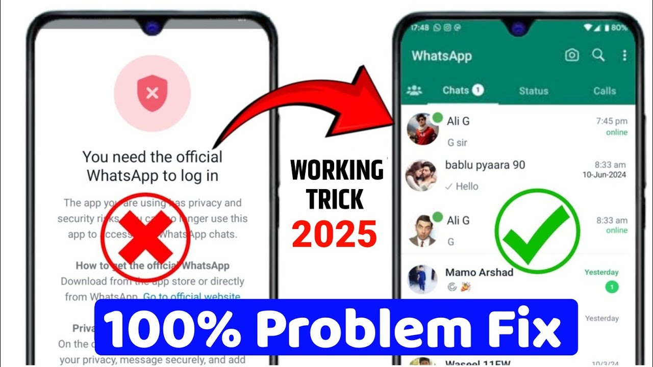 Fix Whatsapp number not verified problem 2025 | Whatsapp login problem | Number not verified problem