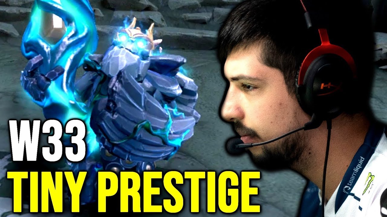 Liquid.w33 New IMMORTAL TINY PRESTIGE Item -  Epic Gameplay ft. N0tail, MinD_ContRoL, Ceb - Dota 2