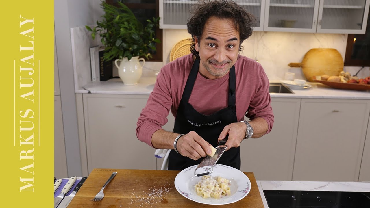 Kr&auml;mig baconpasta | Markus Aujalay