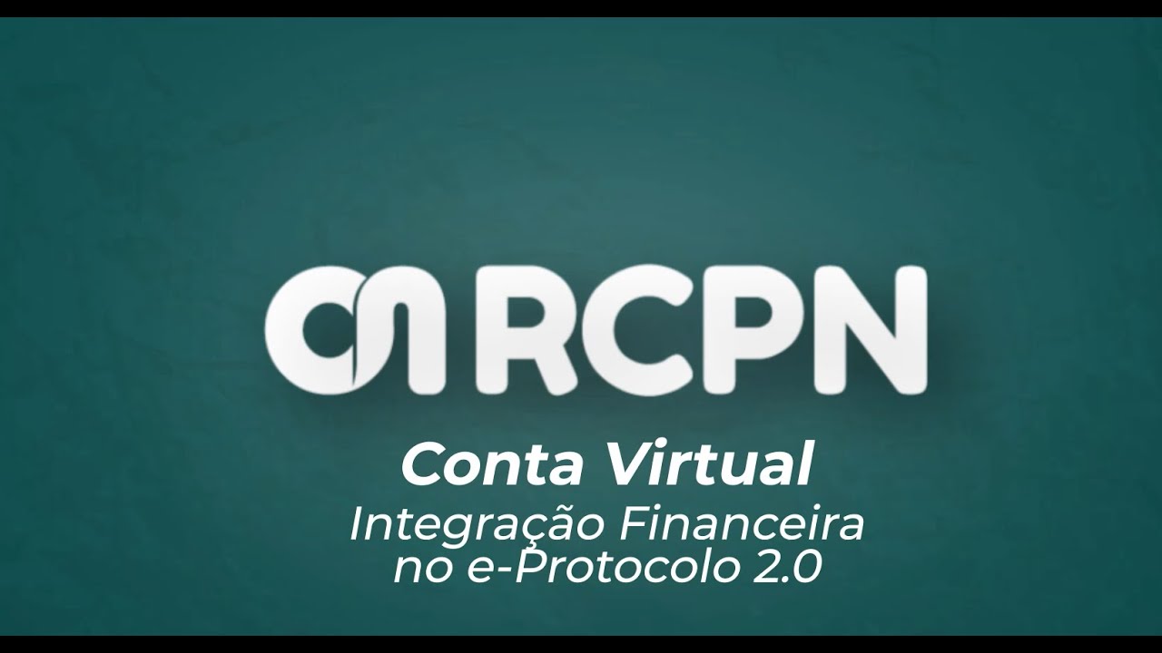 Nova Conta Virtual - Integra&ccedil;&atilde;o Financeira no e-Protocolo 2.0