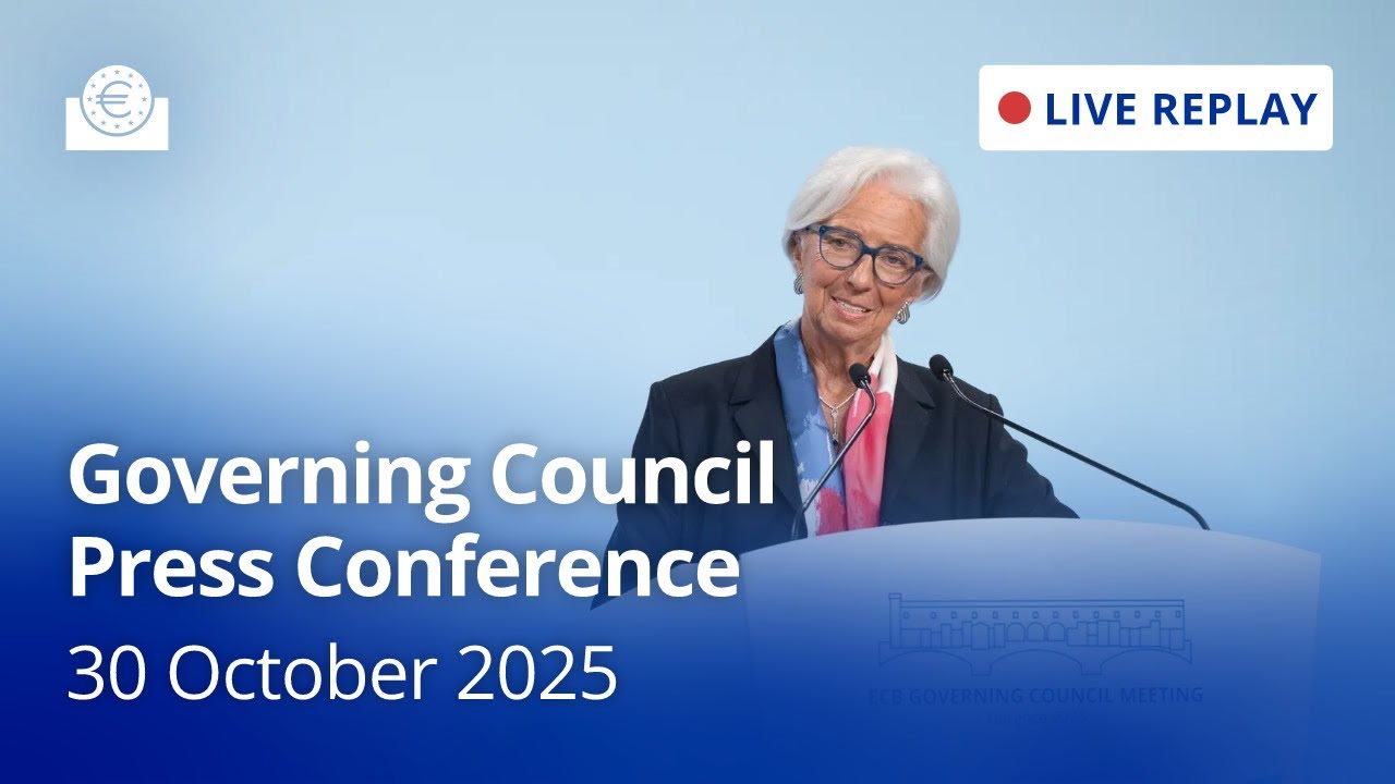 ECB Governing Council Press Conference - 30 October 2025