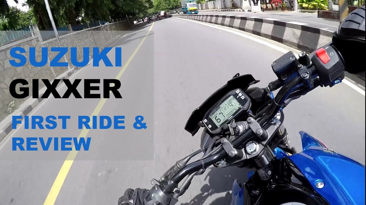 Suzuki Gixxer 2017 — первая поездка и полный обзор | RACING BLUE