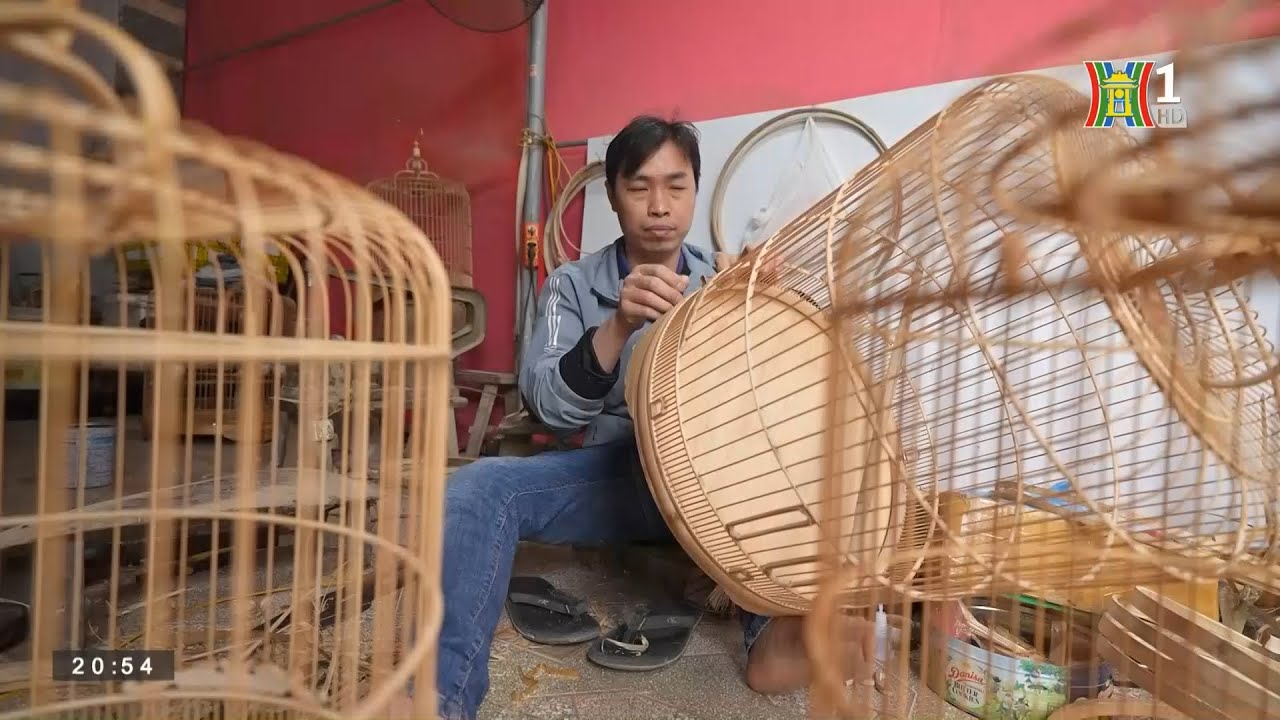 Độc đáo nghề Làm Lồng Chim làng Vác | Nhịp sống Hà Nội