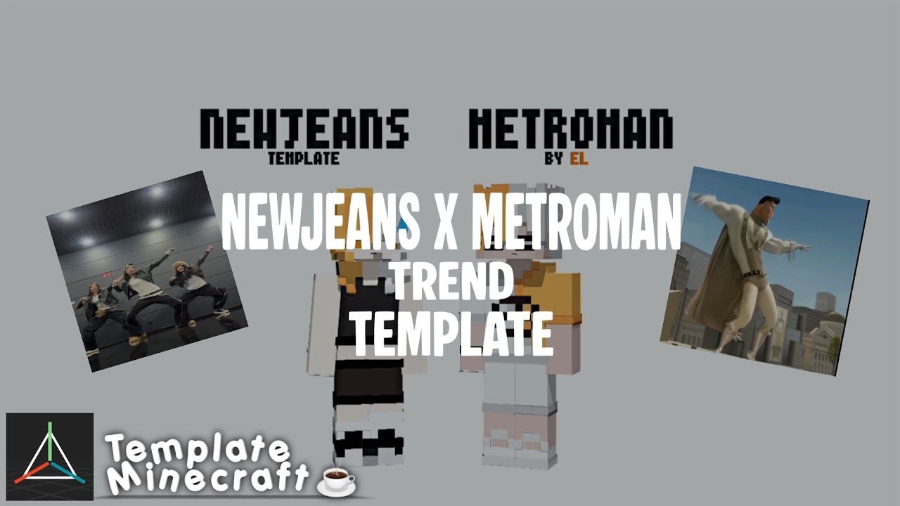 NewJeans X MetroMan Trend - Minecraft Animation [TEMPLATE] Prisma 3D
