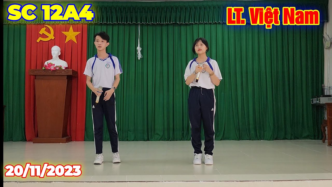 Linh Thiêng Việt Nam-12A4-Sơ Khảo Văn Nghệ 20/11/2023|THPT VỊ THANH