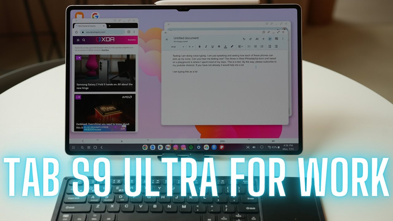Обзор Samsung Tab S9 Ultra: DeX превращает его в рабочую машину