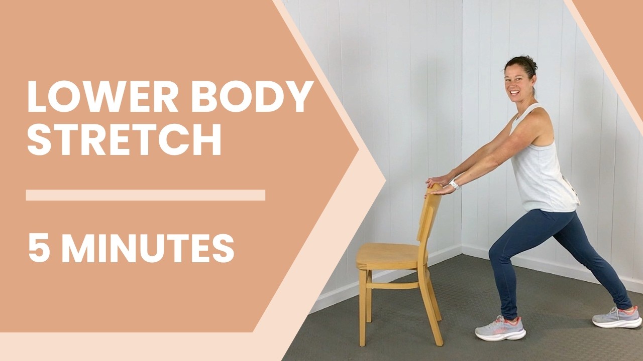5 Minute Lower Body Stretch After Workout | Standing Cool Down Beginner Friendly