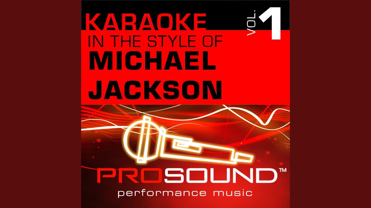 Billie Jean (Karaoke With Background Vocals) (In the style of Michael Jackson)