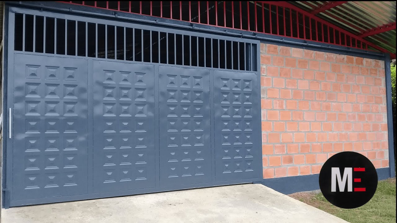 COMO HACER UN PORTÓN DE CORREDERA PARA TALLER. (parte 4 construcción taller metal extreme)