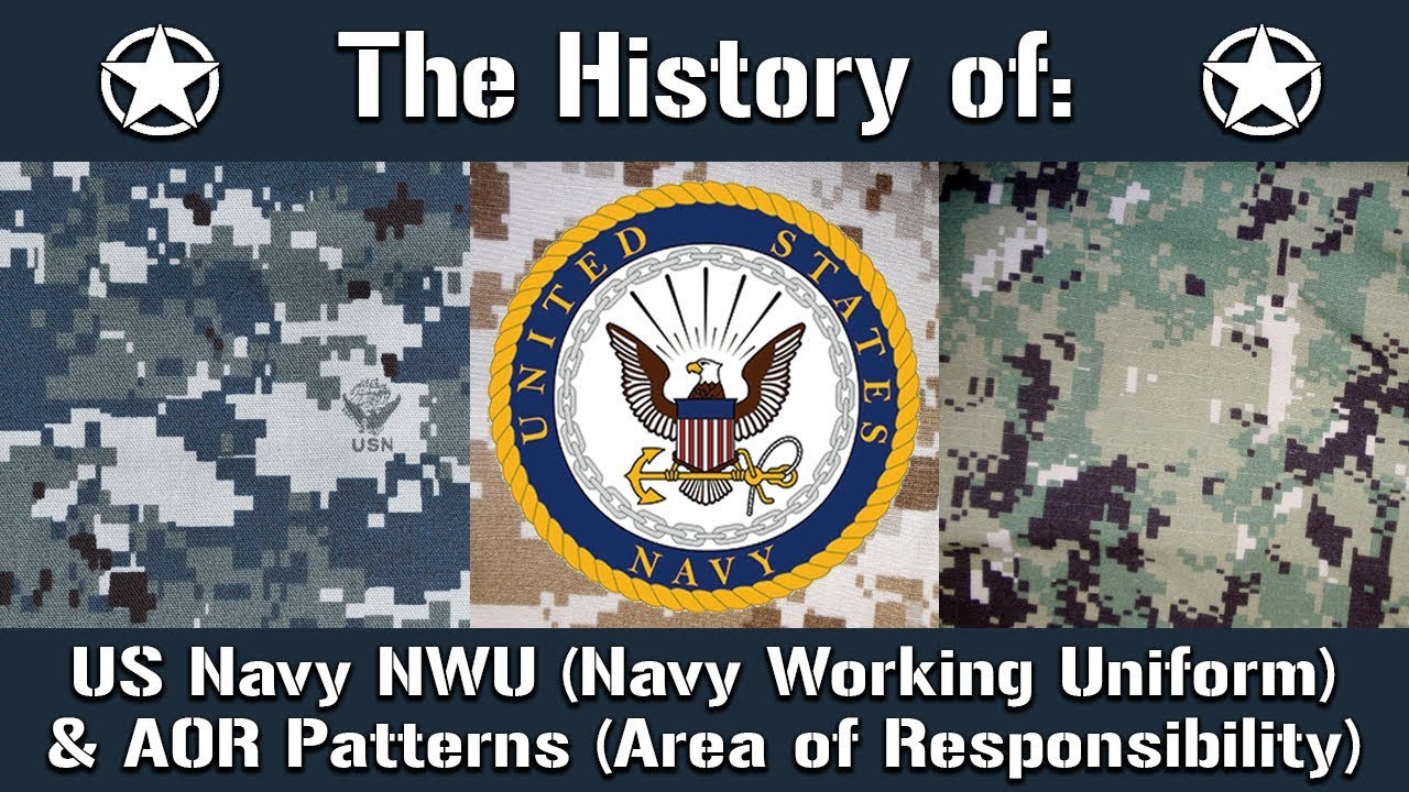 История: рабочая форма ВМС США (NWU) и камуфляжные узоры AOR | История униформы