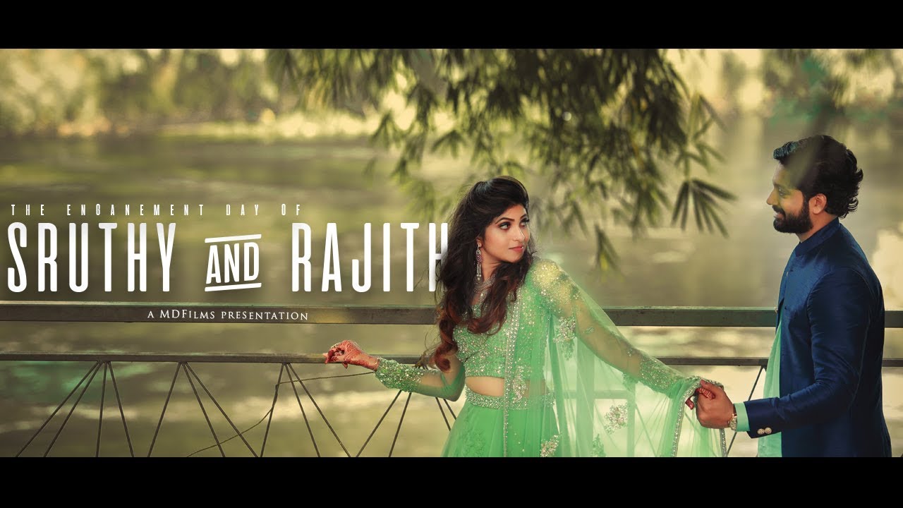 Engagement day moments of Sruthy & Rajith