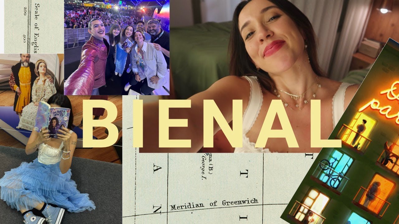 Bienal do Livro com o elenco de 