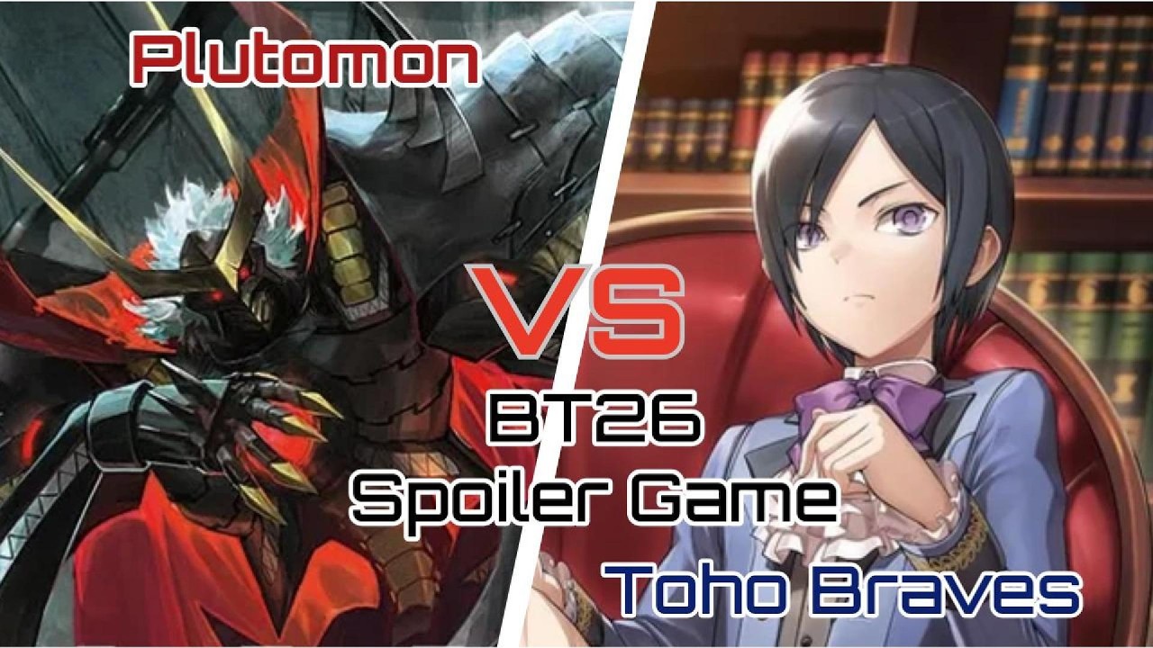 BT26 Plutomon Titans Vs TB Spoiler Gameplay Digimon TCG