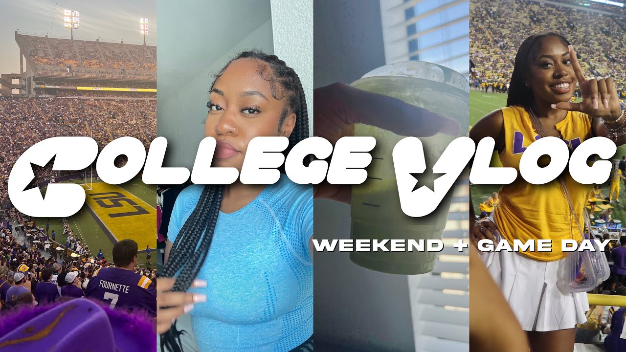 COLLEGE VLOG @LSU | Game Day | Tailgate