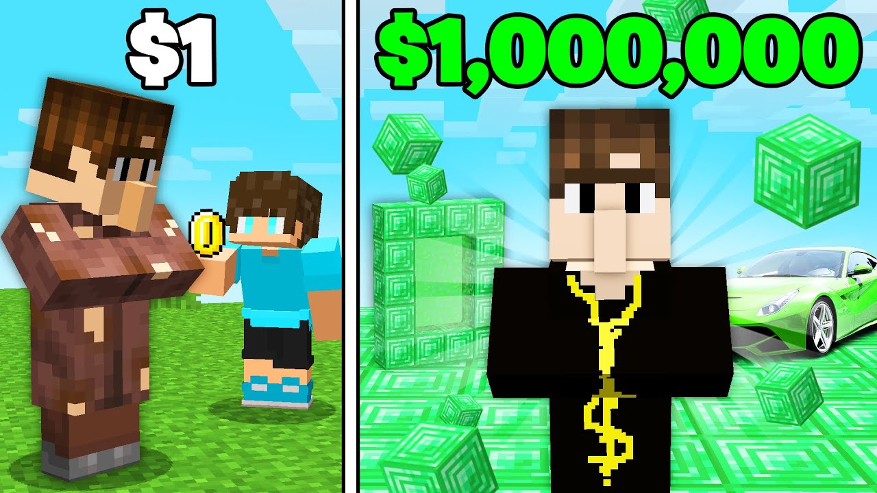 From Baby Villager Cadres to Rich Villager in Minecraft!