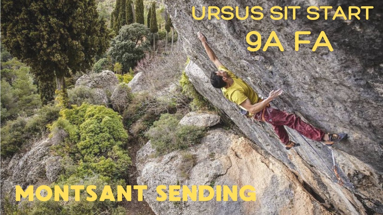 Montsant sending: Ursus Sit Start 9a FA