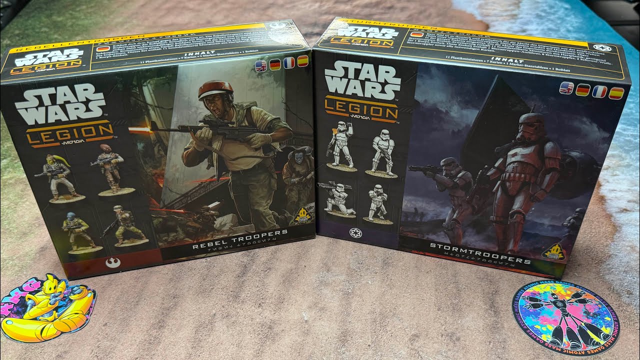 Star Wars Legion Unboxing: Rebel troopers and Stromtroopers